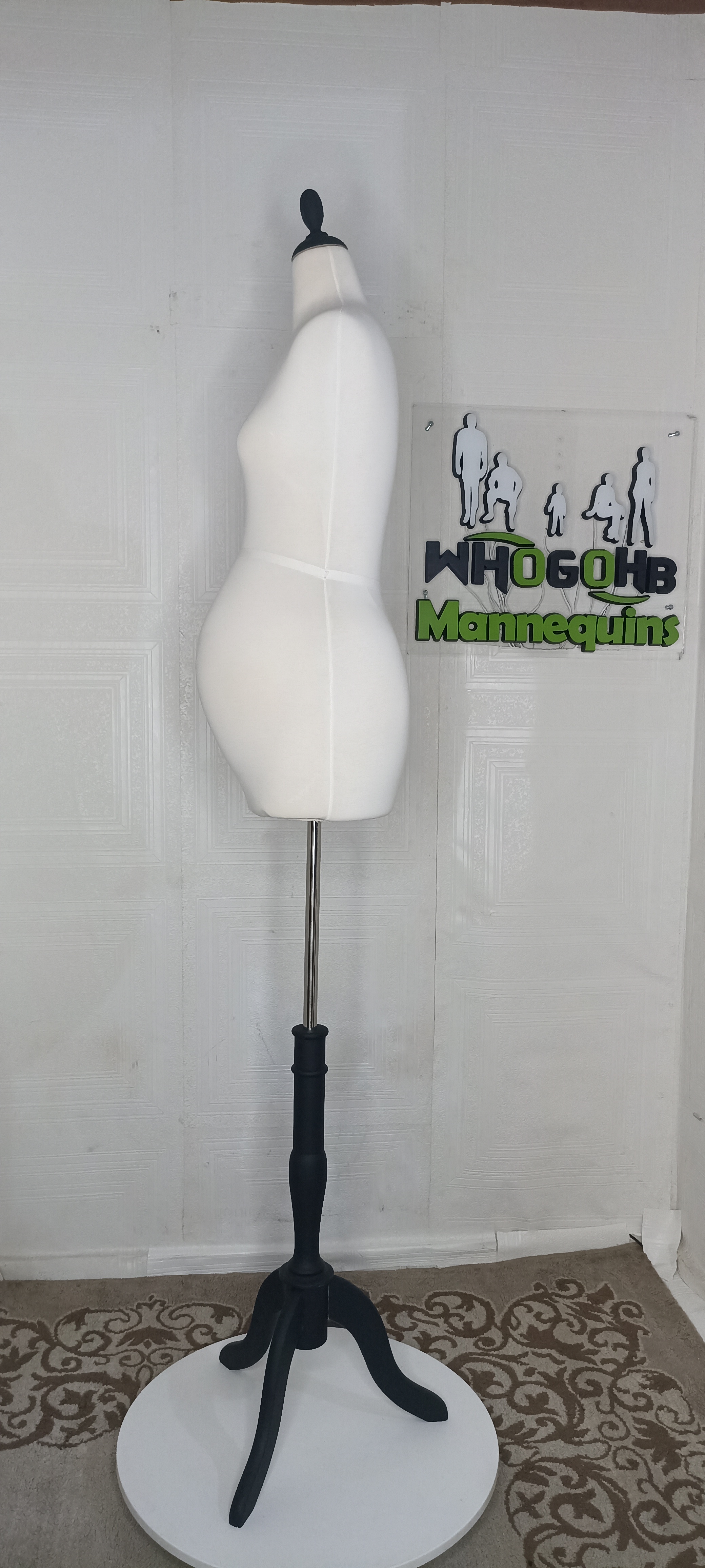 Pregnant Half Body Female Dressform Mannequin Pregnant Half Body Female Dressform Mannequin