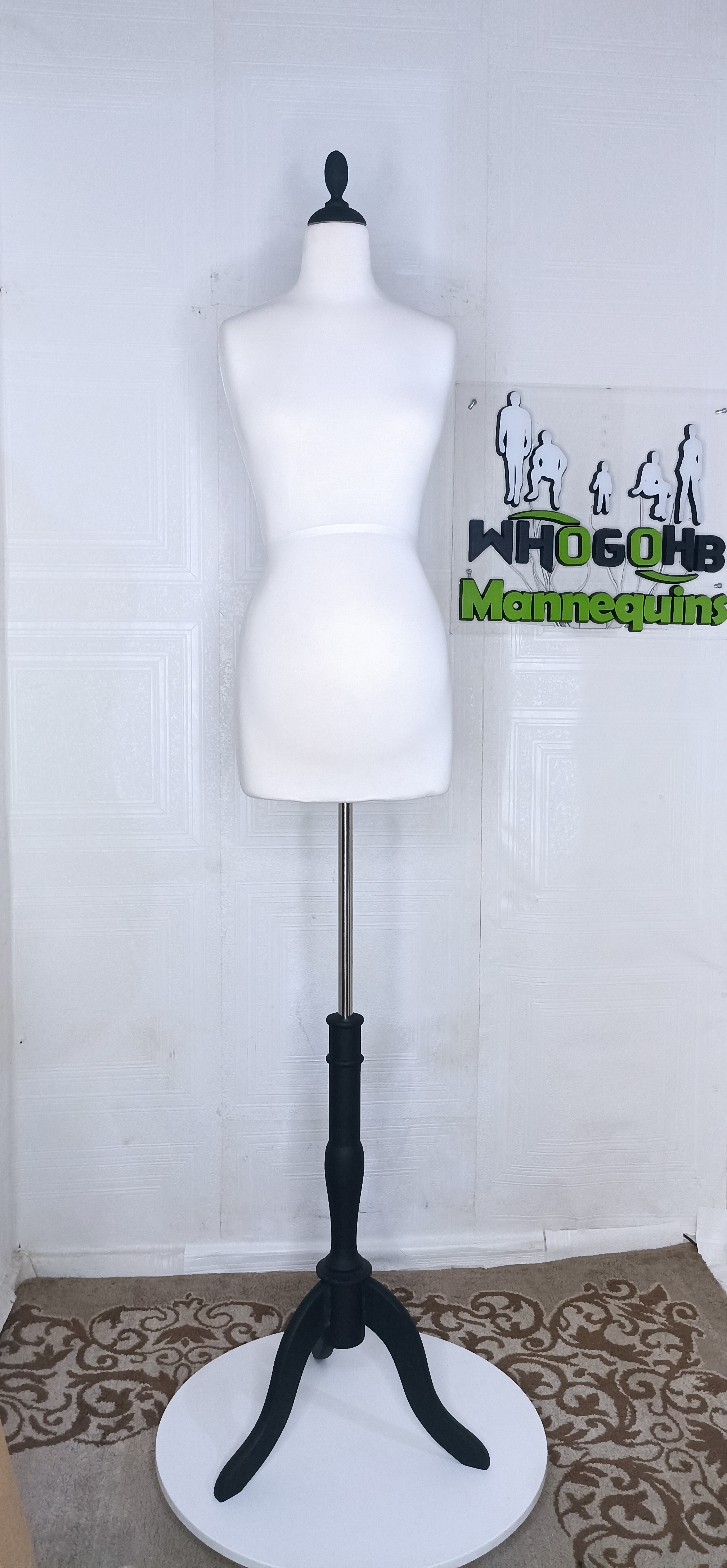 Pregnant Half Body Female Dressform Mannequin Pregnant Half Body Female Dressform Mannequin