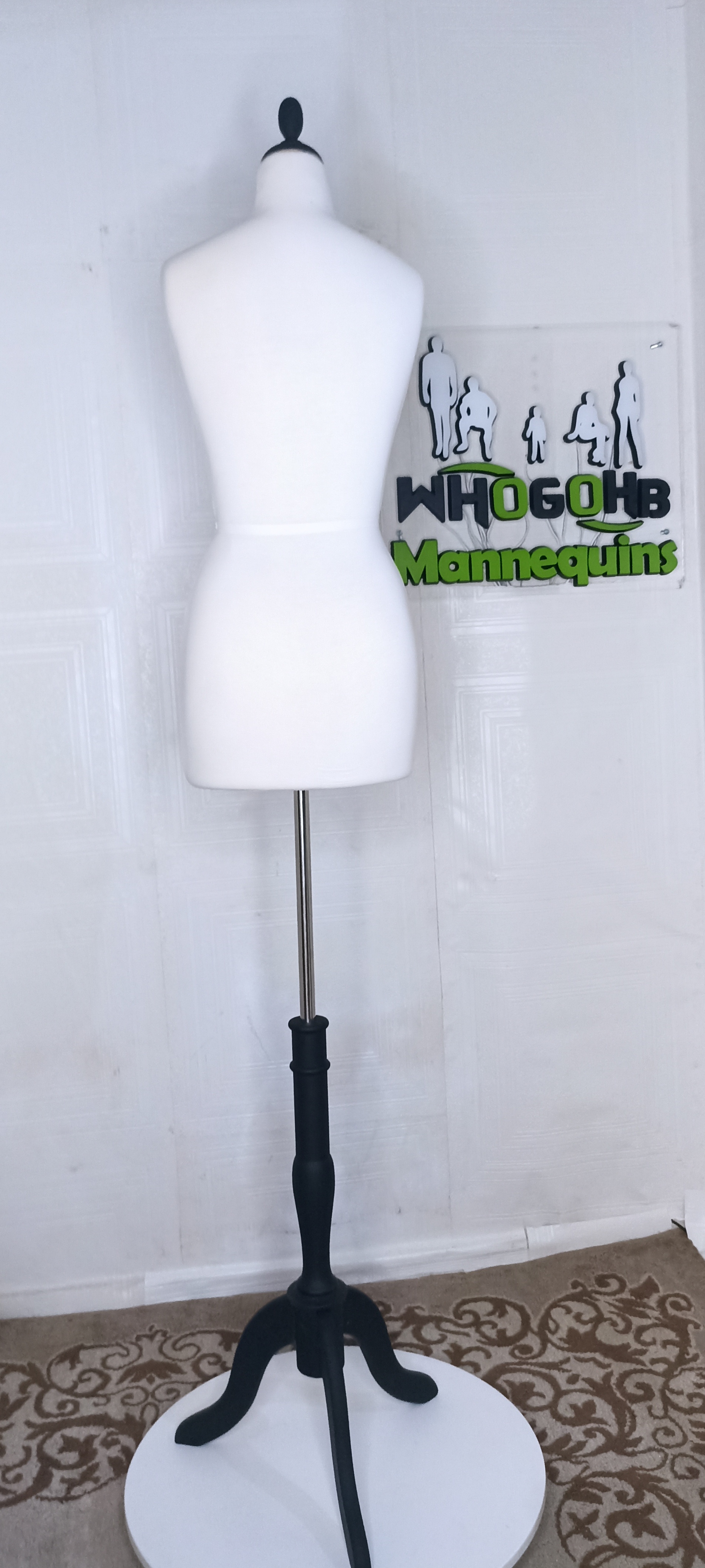 Pregnant Half Body Female Dressform Mannequin Pregnant Half Body Female Dressform Mannequin
