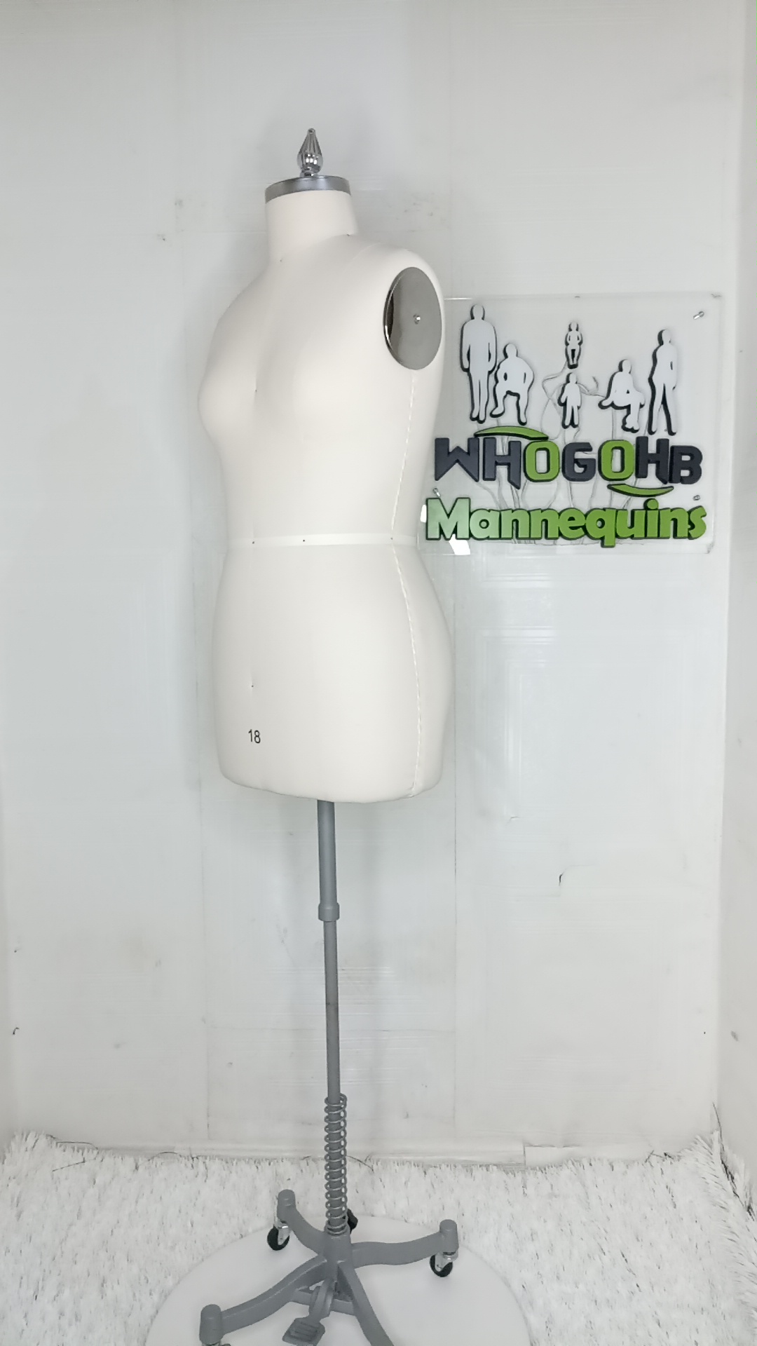 Collapsible shoulders Size 18 Fully Pinnable Professional Dressform Mannequin Collapsible shoulders Size 18 Fully Pinnable Professional Dressform Mannequin
