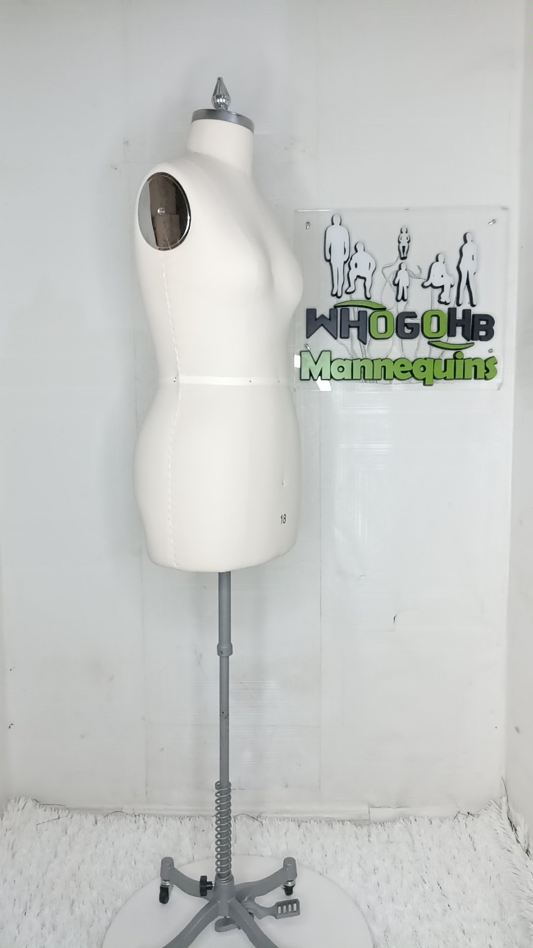 Collapsible shoulders Size 18 Fully Pinnable Professional Dressform Mannequin Collapsible shoulders Size 18 Fully Pinnable Professional Dressform Mannequin