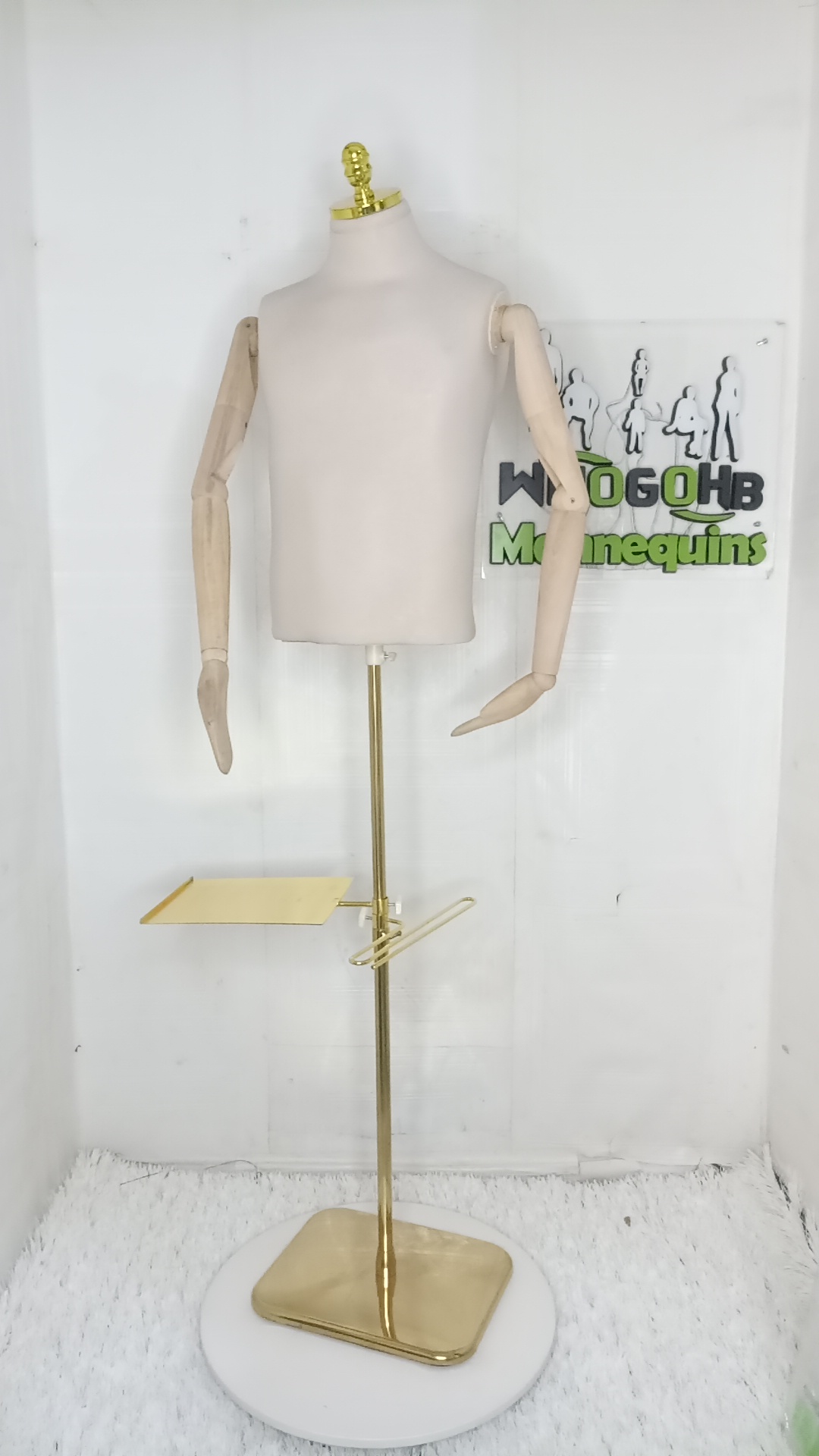 The Dickson Half Body Male Body Form Mannequin The Dickson Half Body Male Body Form Mannequin