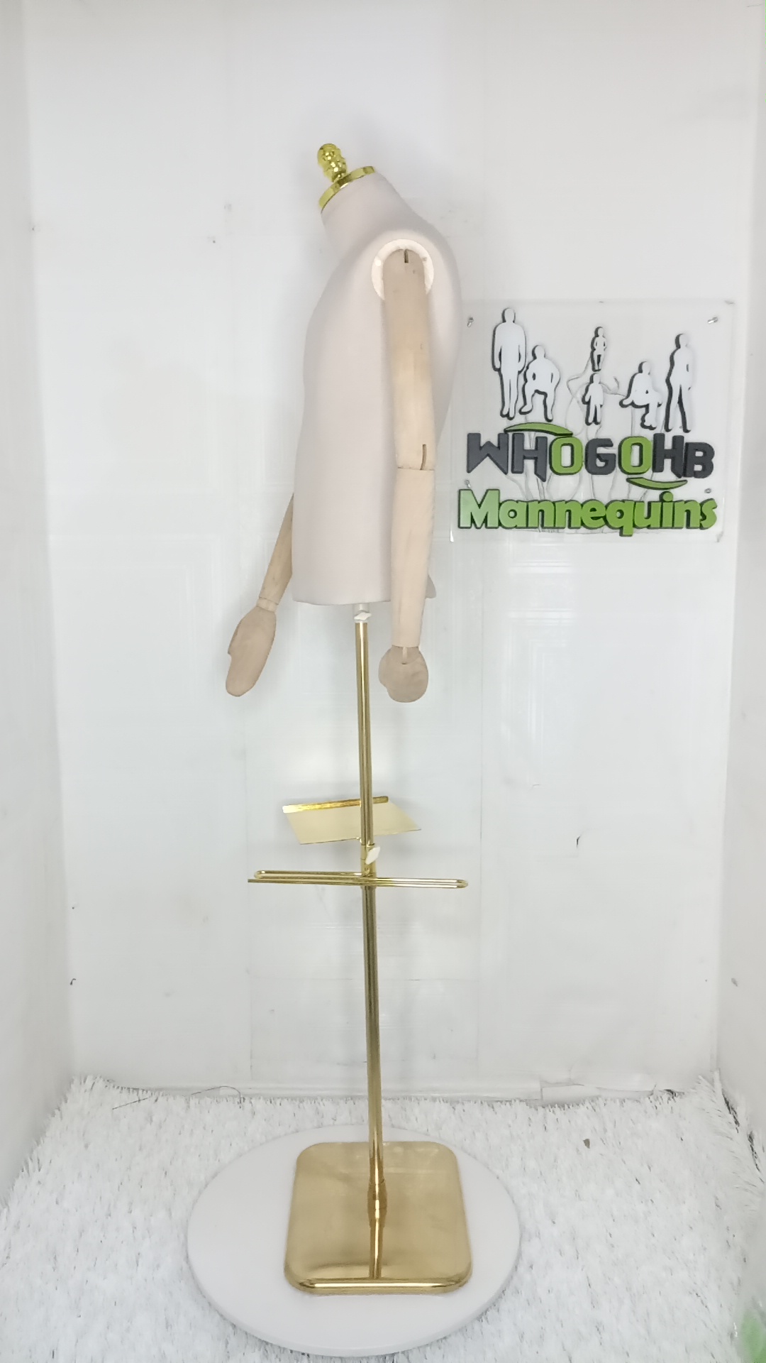 The Dickson Half Body Male Body Form Mannequin The Dickson Half Body Male Body Form Mannequin