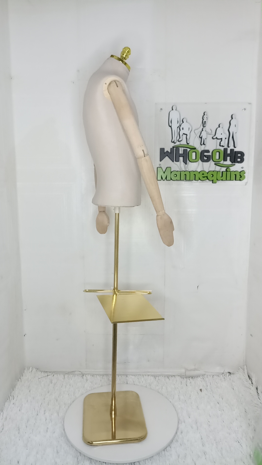 The Dickson Half Body Male Body Form Mannequin The Dickson Half Body Male Body Form Mannequin