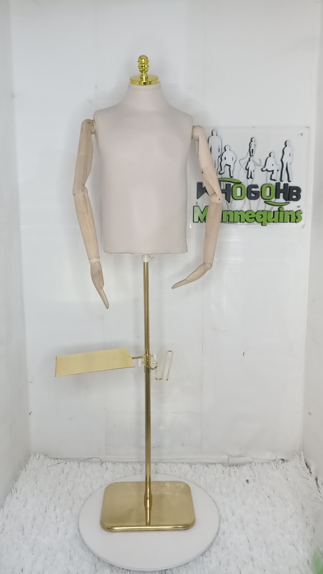 The Dickson Half Body Male Body Form Mannequin The Dickson Half Body Male Body Form Mannequin