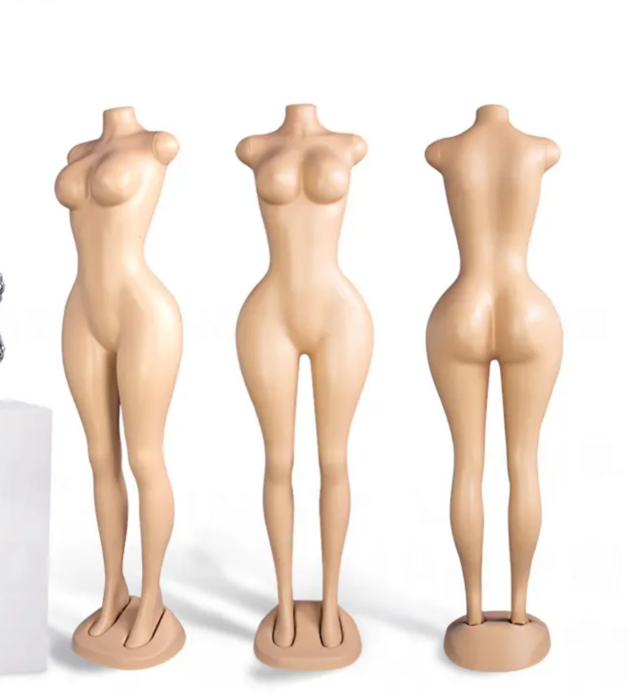 Non detachable Headless and Armless Plastic Female Mannequins Non detachable Headless and Armless Plastic Female Mannequins