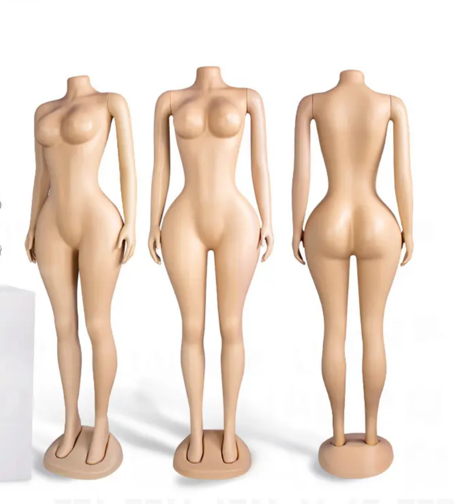 Non detachable Headless and Armless Plastic Female Mannequins Non detachable Headless and Armless Plastic Female Mannequins