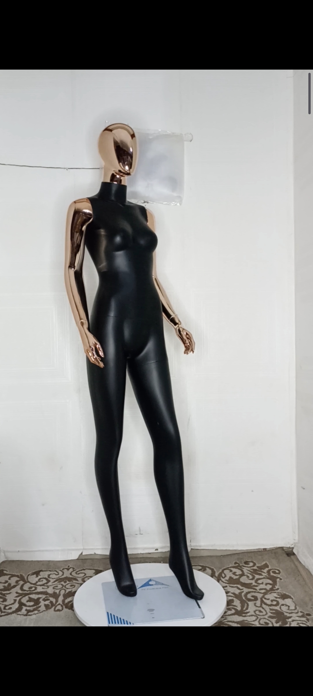 Tall Female Mannequin-2 tones Colour-Full Fibreglass Size 8 Tall Female Mannequin-2 tones Colour-Full Fibreglass Size 8
