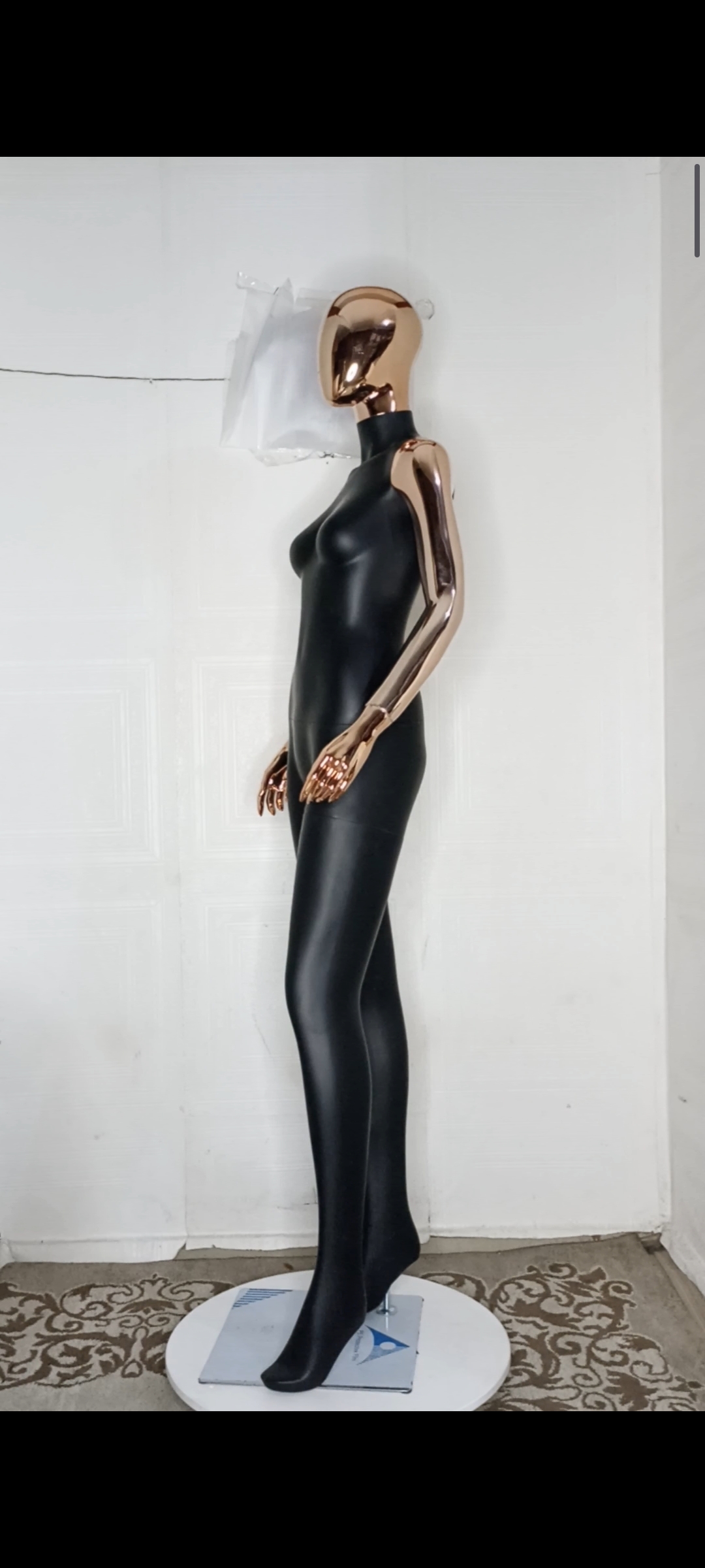 Tall Female Mannequin-2 tones Colour-Full Fibreglass Size 8 Tall Female Mannequin-2 tones Colour-Full Fibreglass Size 8