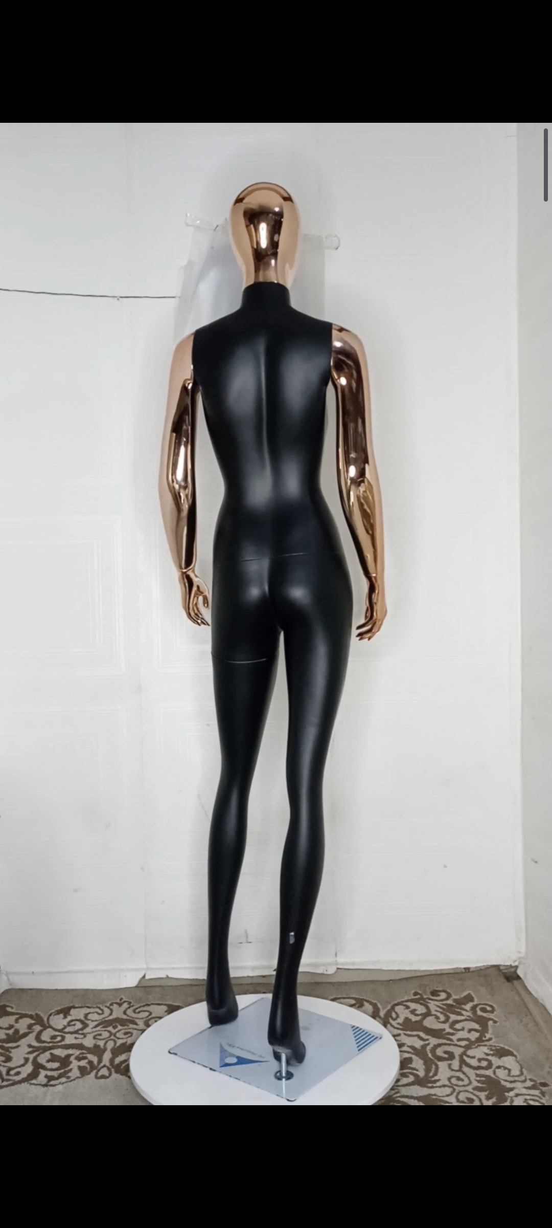 Tall Female Mannequin-2 tones Colour-Full Fibreglass Size 8 Tall Female Mannequin-2 tones Colour-Full Fibreglass Size 8