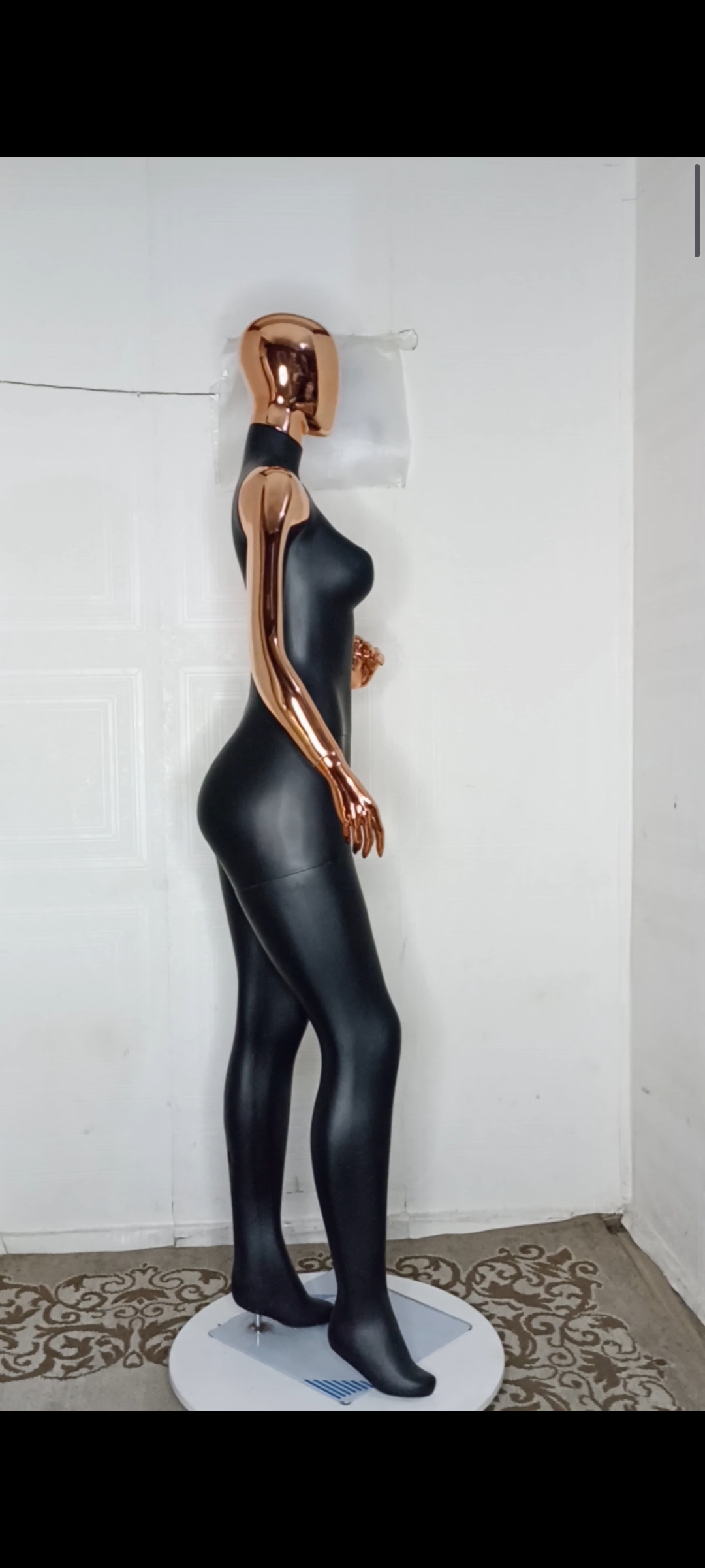 Female Mannequin-2 tones Colour-Full Fibreglass Size 12 with Posture Female Mannequin-2 tones Colour-Full Fibreglass Size 12 with Posture