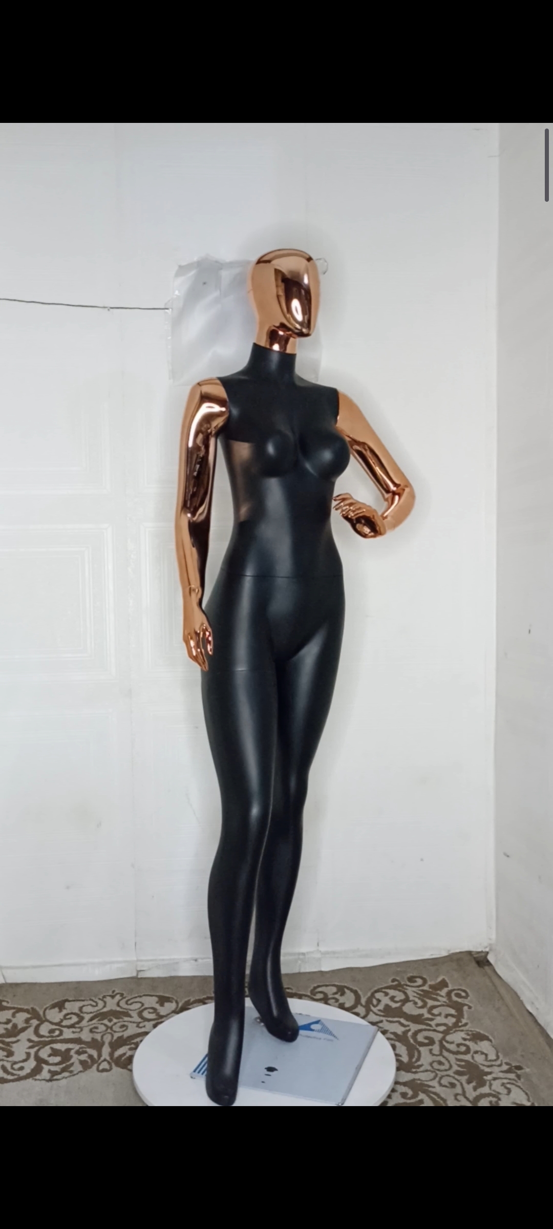 Female Mannequin-2 tones Colour-Full Fibreglass Size 12 with Posture Female Mannequin-2 tones Colour-Full Fibreglass Size 12 with Posture