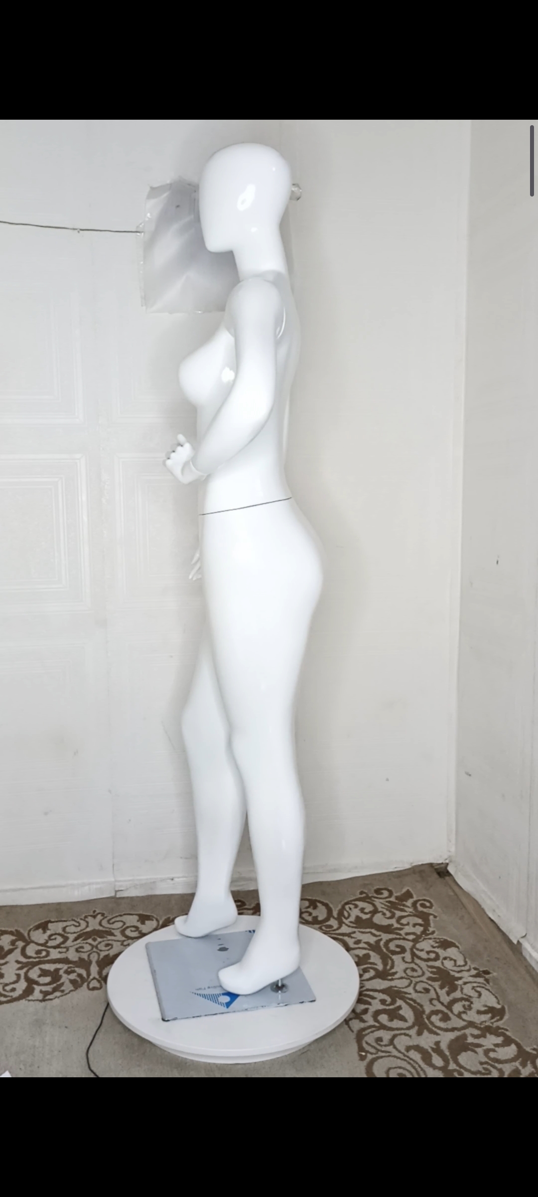 Female Mannequin-Full Plain Glossy Colour-Full Fibreglass Size 12 with Posture Female Mannequin-Full Plain Glossy Colour-Full Fibreglass Size 12 with Posture
