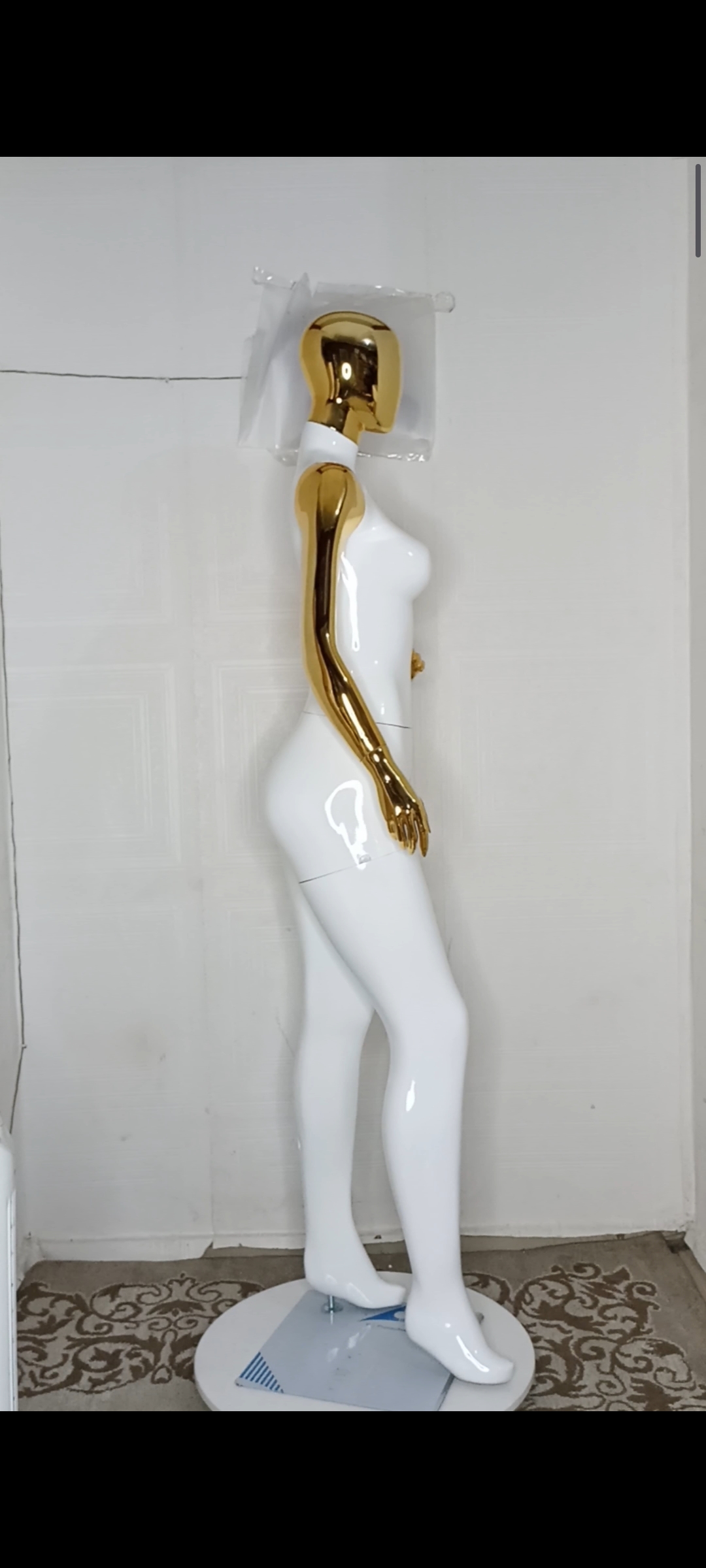 Female Mannequin-2 tones Colour-Full Fibreglass Size 12 with Posture Female Mannequin-2 tones Colour-Full Fibreglass Size 12 with Posture